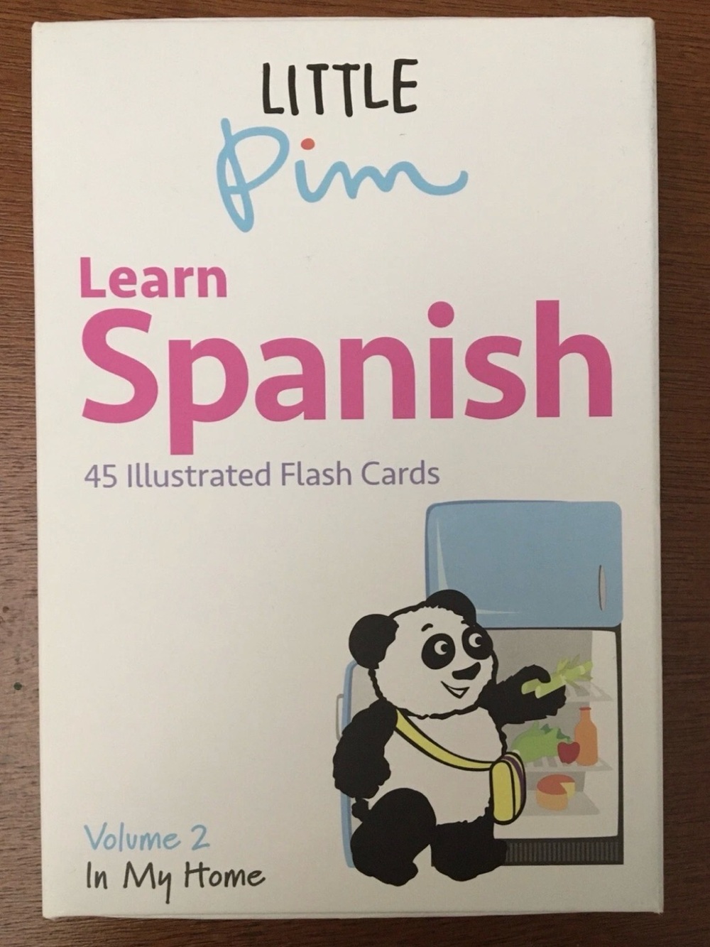 Little Pim Spanish Flash Cards Volume 2 Illustrated Color In My Home 45 Cards